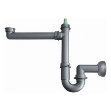 SIFONE 1 VIA PER LAVELLI 1 VASCA CON ATTACCO SCARICO LAVASTOVIGLIE 112.0048.206