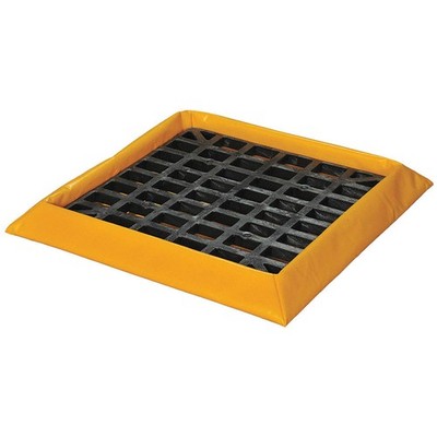 EAGLE  Spill Containment Berm,3-1/2in.H,Yel/Blk 45UX28