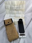 Indus Ncr 456-113 Hand-Held Microfiche Viewer W/Leather Case and Instructions
