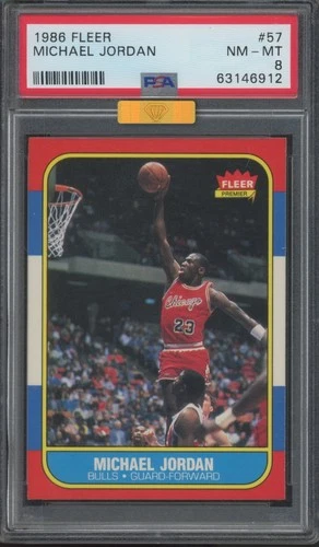 Jordan 1986 Fleer Jordan #57 Gold