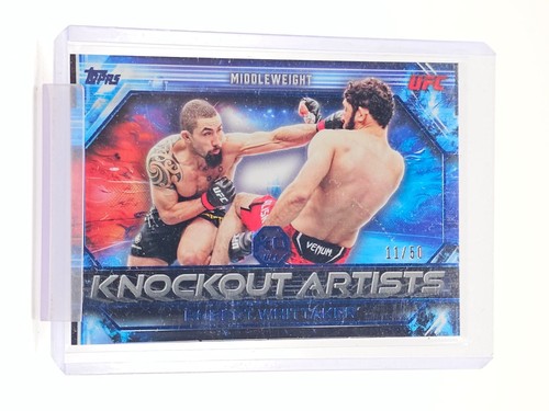 ROBERT WHITTAKER 2026 TOPPS UFC KNOCKOUT ARTISTS BLUE /50 #KA-10 Q6769