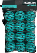 Bandit Sports Mini Popper Plastic Baseballs, Made of Impact-Resistant and Reboun