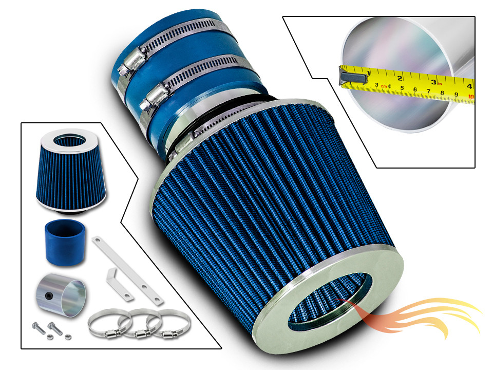 BLUE Sport Ram Air Intake Kit+Filter For 00-04 Spectra 1.8L/05-09 Spectra 5 2.0L
