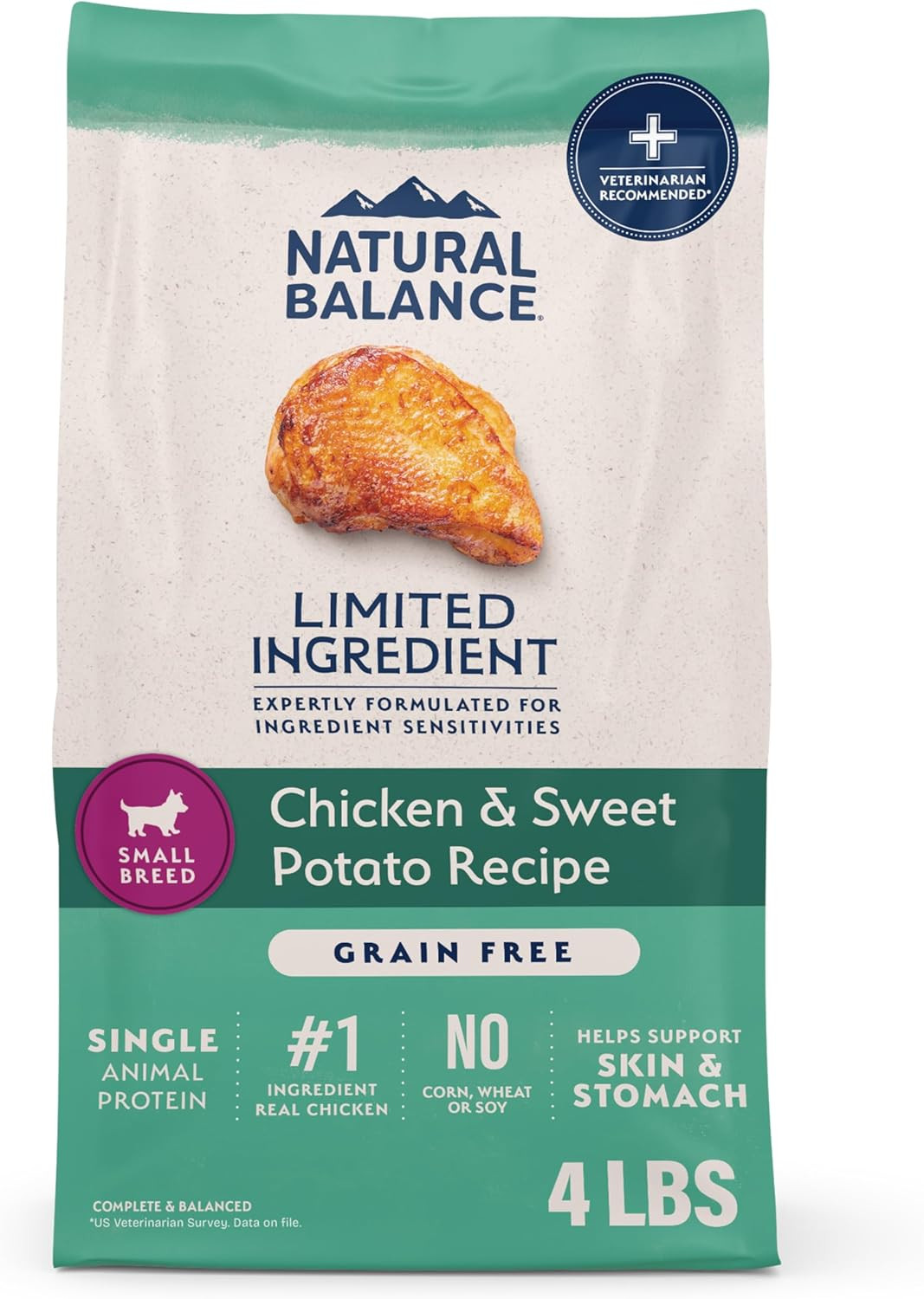 Natural Balance Limited Ingredient Small Breed Adult Grain-Free Dry Dog , C