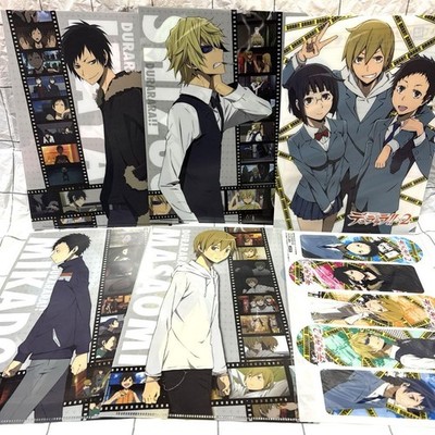 Durarara Clear File and Bookmark Set 2015 2016 Dengeki Bunko Magazine