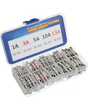 100 FUSE ASSORTMENT BOX 1A 3A 5A 10A 13A PLUG TOP HOUSEHOLD 13 AMP PLUG UK