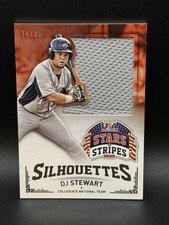 2015 Panini Stars and Stripes - Jumbo Swatch Silhouettes DJ Stewart #33 Jerseys