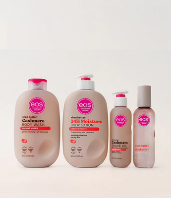 Eos Shea Better Coconut Waters Shower Essentials Bundle (4pk)