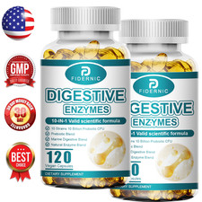 Digestive Enzymes Prebiotic Probiotics Gas, Constipation Bloating Relief  240ct