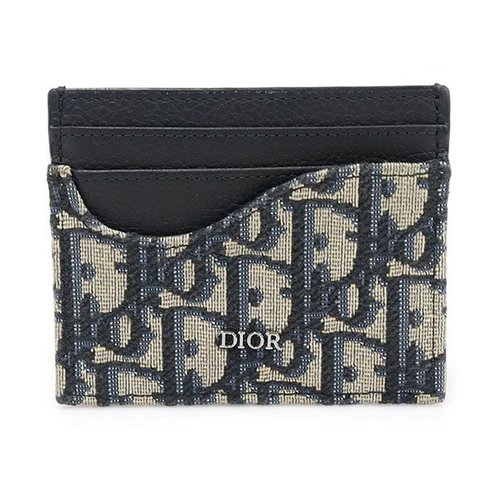 Porte carte selle jacquard oblique Dior 2ADCH164YKS_H05E 103020689