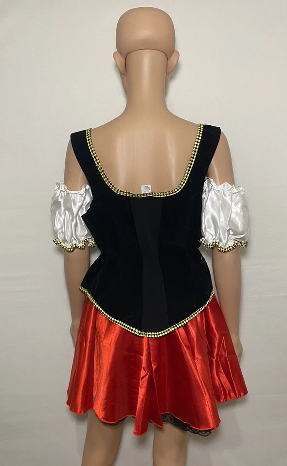 Womens Winning Pair Vegas Casino Poker Mistress Sexy Adult Costume Size XS -S - Image 3 of 4