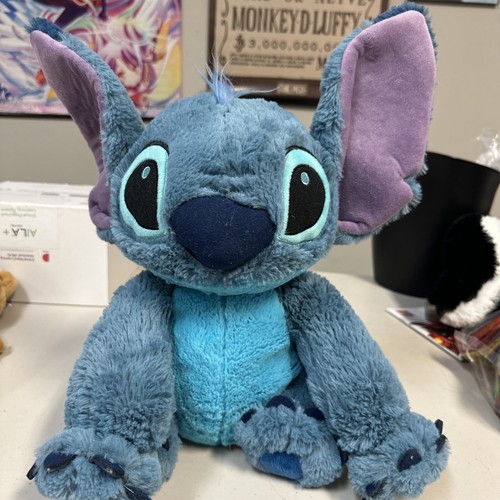 Disney Parks Stitch Plush Stuffed Animal Lilo and Stitch 15” Blue Soft