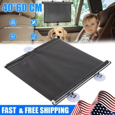 Retractable Car Auto Side Window Baby Sun Shade Shield Cover Roll Curtain Visor