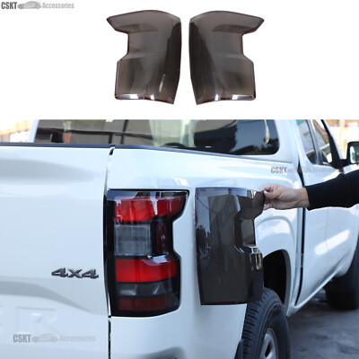 Smoked Tail Light Cover Blackout Overlay Len Fits Nissan Frontier 2022-25