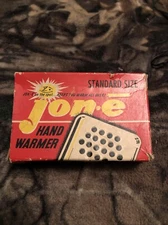 Vintage  - Jon-e Hand Warmer Standard Size Original Empty BOX ONLY!!