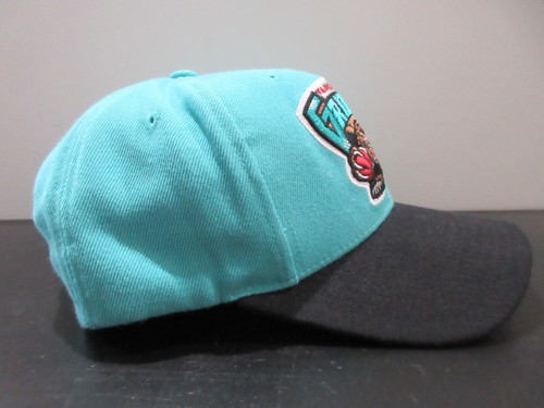 Memphis Grizzlies Hat Cap Snap Back Green Black Basketball Mitchell Ness Mens - Picture 4 of 8