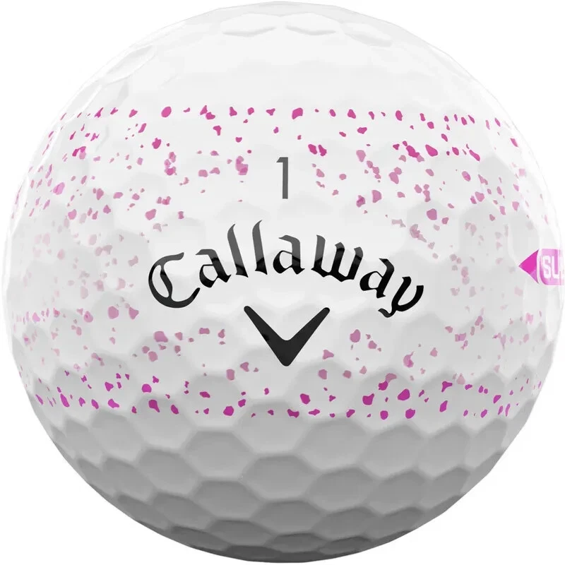 36 pelotas de golf Callaway Supersoft Splatter rosa AAAAA usadas como nuevas Foto 2 de 2