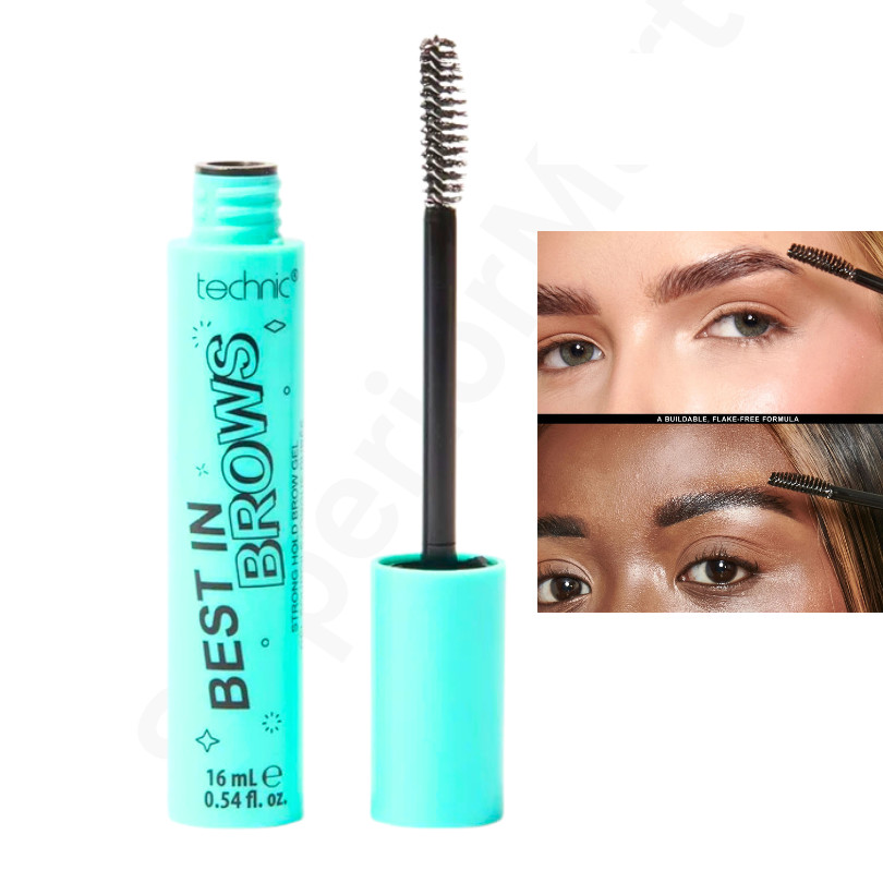 Technic Clear Brow Gel Best In Brows Strong Hold Eye brow 16ml