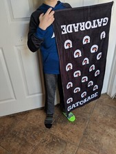 Gatorade Premium Bi-Color Sideline Towel, 100 cotton, Absorbs Sweat 22  x 42  