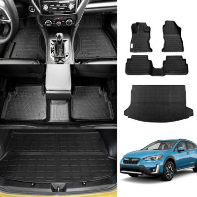 #ad Floor Mats Compatible with 2018 2023 Subaru Crosstrek XV Trunk Mat Cargo Mat $105.99