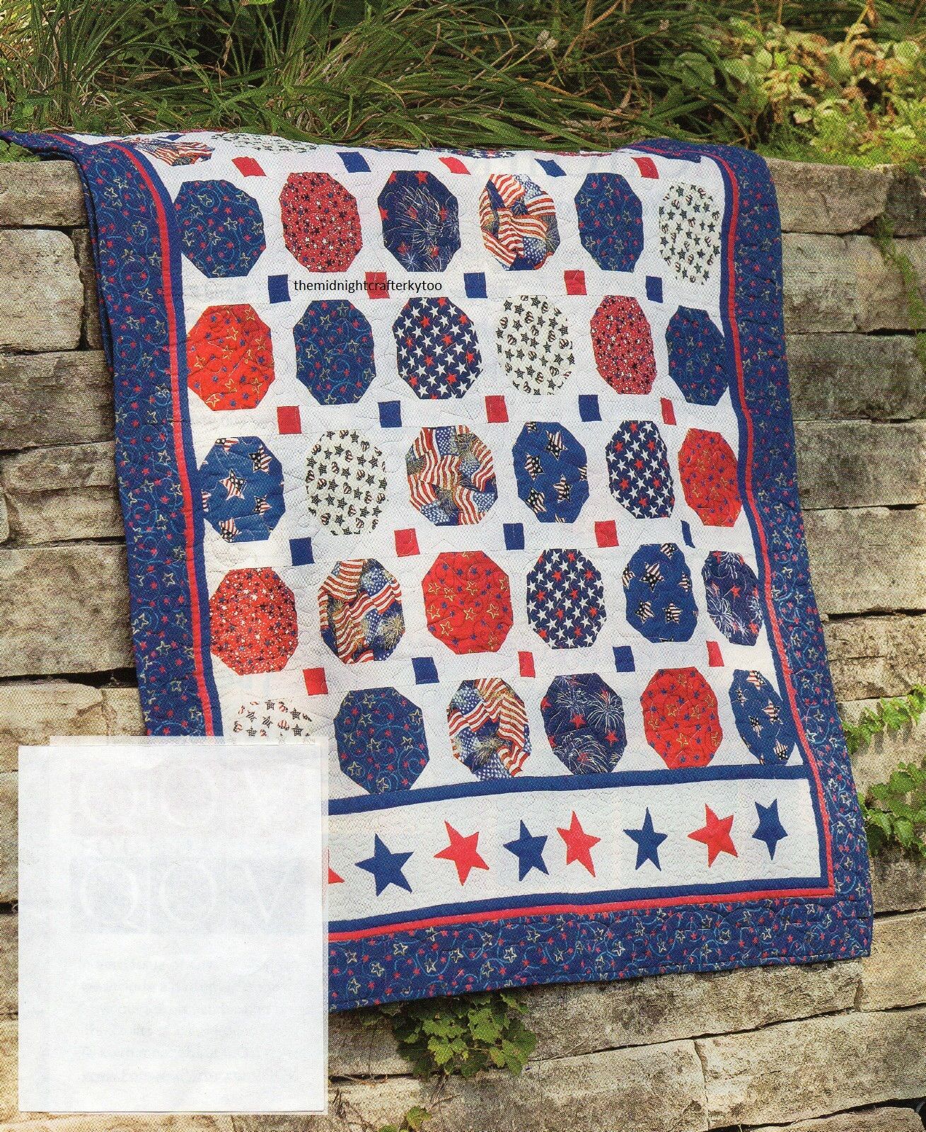 New popularity America The Max 66% OFF Beautiful Quilt FM Pattern Pieced Applique