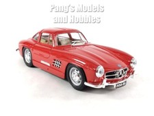 1954 Mercedes-Benz 300 SL - 1/24 Scale Diecast Model by Bburago - RED