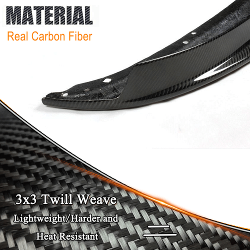 Carbon Front Stoßstange Frontlippe Spoilerlippe Für BMW E90 325i M-Tech LCI 09UP - Picture 9 of 11