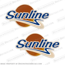 Fits Sunline Travel Trailer 2006 Decals (Set of 2)