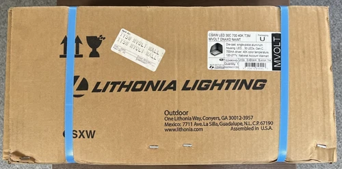 (A) Lithonia Lighting CSXW LED 30C￼ 1000 40K T4M 277 SF DDBXD Outdoor Wallpack⭐️