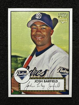 topps エラーカード 平野 JOSH BARFIELD #180 2006 Topps '52 Rookies QTY San Diego Padres | eBay