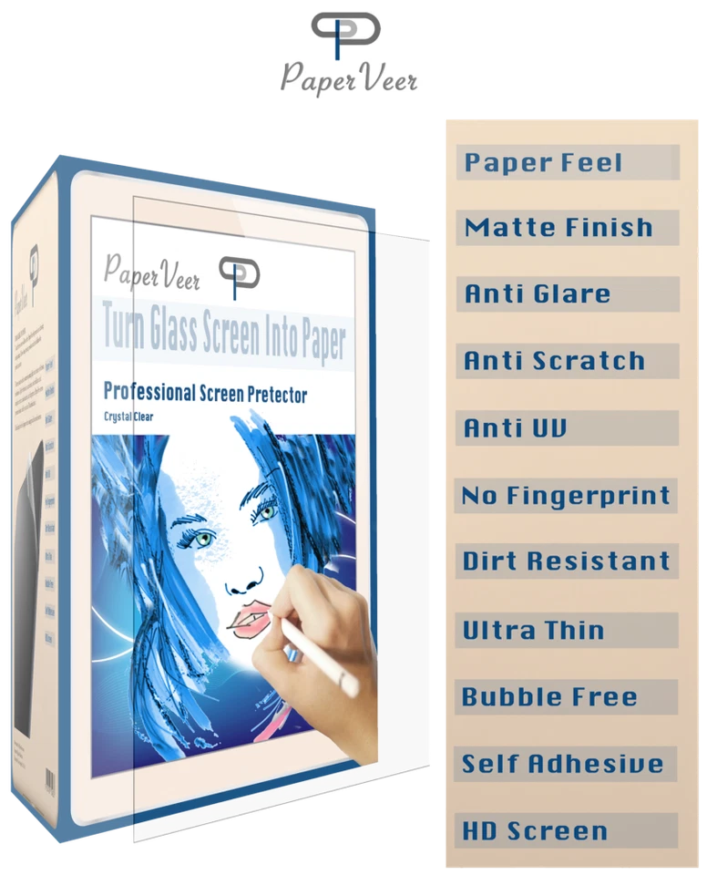 PaperVeer Matte Finish Film Anti-Glare Screen For Microsoft Surface - Image 3 of 4