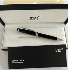 Montblanc Meisterstück Black Resin With Silver Trim Classique 164P Ballpoint Pen