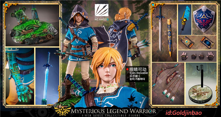 1/6 nwtoys ゼルダの伝説 NWTOYS Breath Of The Wild Link Action Figure Model In Stock ex 1/6
