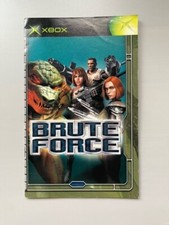 IA Brute Force XBOX Manual ONLY Great Shape