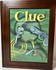 Clue Library Bookshelf Wooden Box Edition Hasbro Detective Game New Contents