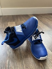 Nike Team Hustle - Boys size 7Y - Blue Black - Pre-owned - Good Condition