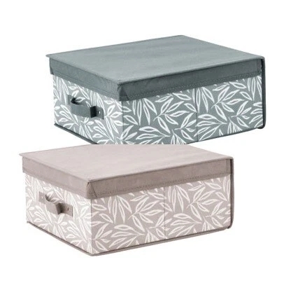 AD TREND 1 Pezzo Scatola Portabiancheria in TNT Bertha 40 x 33 x 18 cm 2 Colori