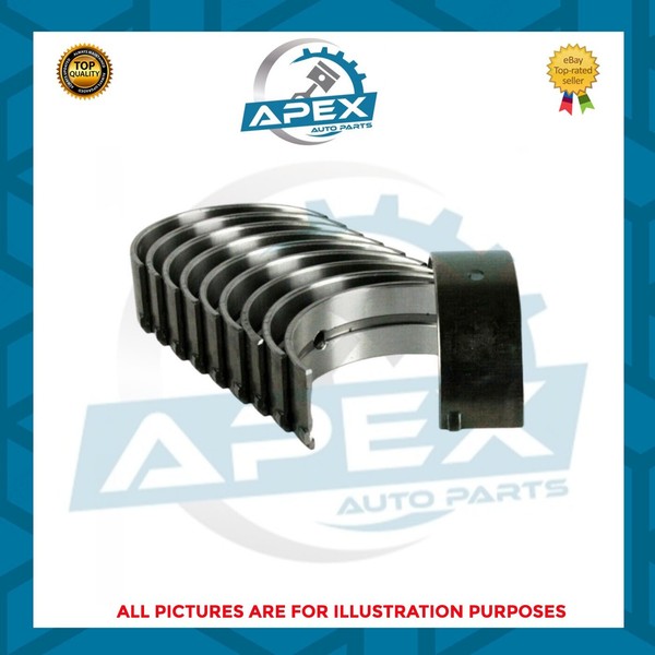 Hauptkurbelwellenlager FüR Renault Vauxhall Opel 2.0 Cdti M9R Motor - 0,25-image