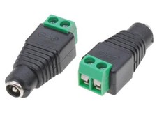Techly Adattatore Alimentazione DC 5.5x2.1mm Femmina Terminal Block 2 pin