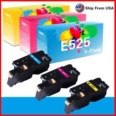 3PK Compatible E525W Toner Cartridge for 593-BBJU 593-BBJV 593-BBJW | eBay