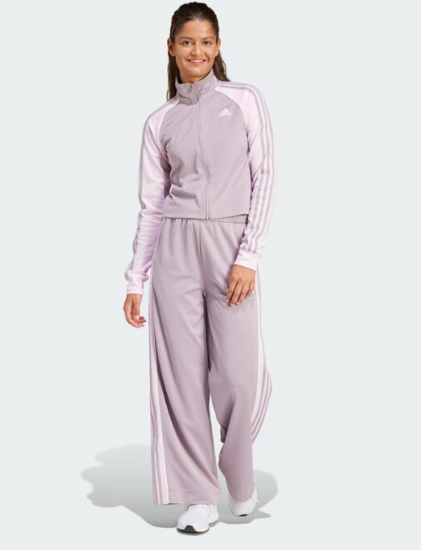 ADIDAS ORIGINALS WOMEN SST TEAMSPORT TRACKSUIT PRE LOVED FIG SZ L