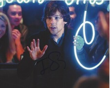 JESSE EISENBERG SIGNED 'NOW YOU SEE ME' 8x10 MOVIE PHOTO ACTOR C w/COA PROOF