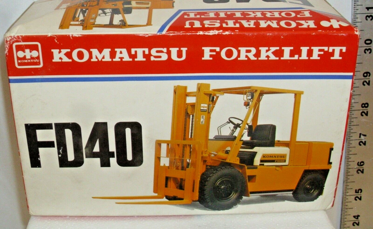 KOMATSU FD40 FORKLIFT 1:25 MODEL BOXED NEW | eBay