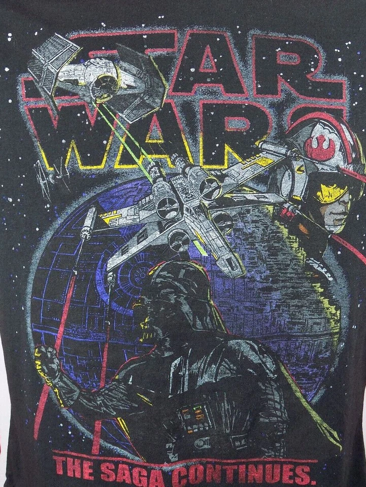 Star Wars Sweatshirt Boy's XS Black Darth Vader Death Star Hoodie New ST113 - Image 3 of 3