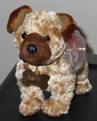 From Garfield the Movie Ty Beanie Baby ~ ODIE the Dog 5.5 Inch MWMT