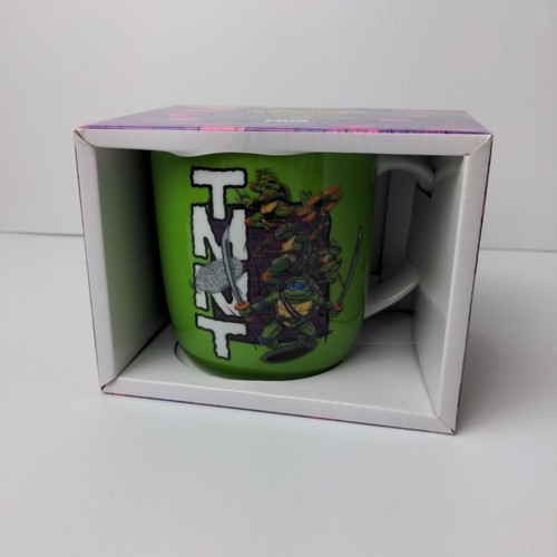 Teenage Mutant Ninja Turtles Mutant Mayhem Ceramic Mug Gree Coffee Tea Gift Box - Picture 4 of 7