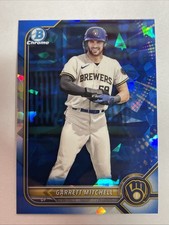 2022 Bowman Sapphire Garrett Mitchell Milwaukee Brewers #BCP-132 