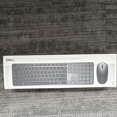 Dell Pro 7 Slim Wireless Keyboard & Mouse (4) Multi-Device EN QWERTY Black KM726