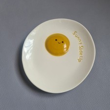 Primark Home Piastra Laterale a Forma di Uovo Laterale Sunny Side Up