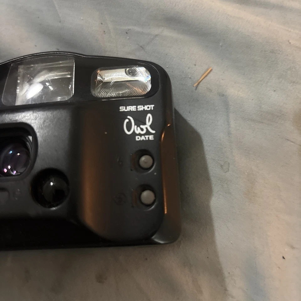 Câmera de Filme 35mm Canon Sure Shot Owl Date Point & Shoot - Imagem 4 de 4